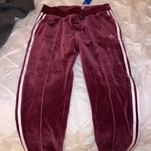 Maroon Adidas Pants